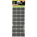 Filzgleiter für Möbel, Möbelgleiter 28 x 28mm - Anthrazit