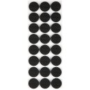 Anti-Rutsch Pads, Möbelschutz Rund Ø 28mm - Schwarz