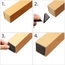 Anti-Rutsch Pads, Möbelschutz 40 x 40mm - Beige