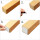 Anti-Rutsch Pads, Möbelschutz 28 x 28mm - Weiß