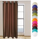 Dekoschal Alessia Ösenaufhängung 140x175cm grau