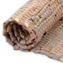 Flickenteppiche Leder 70x180cm beige