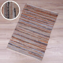 Flickenteppiche Leder 70x180cm braun