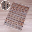 Flickenteppiche Leder 70x180cm braun