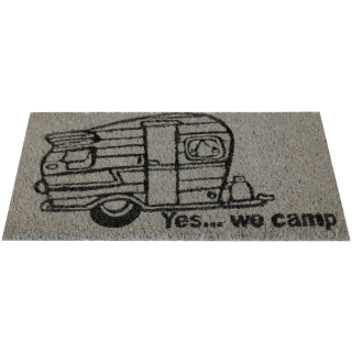 Kokos Fußmatte - grau - 25x50cm Yes we camp