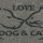 Kokos Fußmatte - grau - 25x50cm Dog & Cat