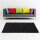Flickenteppiche Leder 90x150cm schwarz