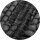 Flickenteppiche Leder 90x150cm schwarz