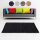 Flickenteppiche Leder 90x150cm schwarz