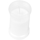 Grabkerze Weiß 40h (Deckel und Druck Gold) - Engel