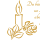 Grabkerze Weiß 170h ( Deckel und Druck Gold ) - Kerze