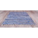 Flickenteppiche Jeans 60x90cm Jeans Bone