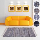 Flickenteppiche Jeans 60x90cm Jeans Bone