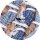 Flickenteppiche Jeans 60x90cm Jeans Bone