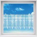 Bistrogardine mit Stangendurchzug "Jacquard" 160x45cm - Clara
