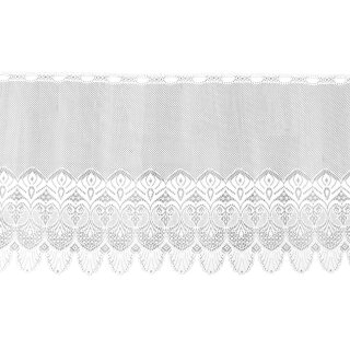 Bistrogardine mit Stangendurchzug "Jacquard" 160x60cm - Clara