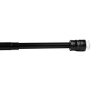 Klemmstange mit Schraubtechnik Ø10mm - ausziehbar 40-60cm (Schwarz) ohne Bohren