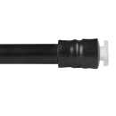 Klemmstange mit Schraubtechnik schwarz 80 - 120cm