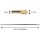 Klemmstange mit Schraubtechnik ausziehbar ohne Bohren (Saugnapf) gold - glanz 40 - 60 cm