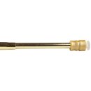 Klemmstange mit Schraubtechnik ausziehbar ohne Bohren (Saugnapf) gold - glanz 80 - 120 cm