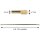 Klemmstange mit Schraubtechnik ausziehbar ohne Bohren (Saugnapf) gold - glanz 80 - 120 cm
