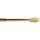 Klemmstange mit Schraubtechnik Ø10mm - ausziehbar 80-120cm (Gold glanz) ohne Bohren