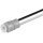 Klemmstange mit Schraubtechnik ausziehbar ohne Bohren (Saugnapf) silber - chrom glanz 60 - 90 cm