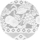 Bistrogardine mit Stangendurchzug "Lynn" 160x50cm Äpfel