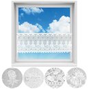 Bistrogardine mit Stangendurchzug "Lynn" 160x50cm Äpfel