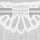Bistrogardine mit Stangendurchzug "Schwalbenschwanz" 100x160 cm