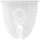 Bistrogardine mit Stangendurchzug "Schwalbenschwanz" 100x160 cm - Sonnenblumen