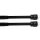 Klemmstange mit Schraubtechnik ausziehbar ohne Bohren (Saugnapf) schwarz 80 - 120 cm ( 2er Pack )