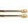 Klemmstange mit Schraubtechnik (2er Pack) Ø10mm - ausziehbar 60-90cm (Gold glanz) ohne Bohren