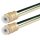Klemmstange mit Schraubtechnik ausziehbar ohne Bohren (Saugnapf) gold - glanz 60 - 90 cm ( 2er Pack )