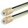 Klemmstangen mit Schraubtechnik gold - glanz 60 - 90cm (2er Pack)