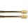Klemmstangen mit Schraubtechnik gold - glanz 60 - 90cm (2er Pack)