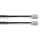 Klemmstange mit Schraubtechnik ausziehbar ohne Bohren (Saugnapf) silber - chrom glanz 60 - 90 cm ( 2er Pack )
