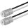 Klemmstange mit Schraubtechnik ausziehbar ohne Bohren (Saugnapf) silber - chrom glanz 80 - 120 cm ( 2er Pack )
