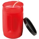 Kompositionsöllicht Grabkerze 40h Rot