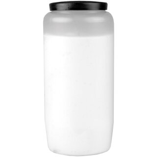 Kompositionsöllicht Grabkerze Weiß 75h