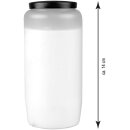 Kompositionsöllicht Grabkerze Weiß 75h