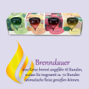 Duftkerzen im Glas "Selection" Mix 4er-Pack Fruits