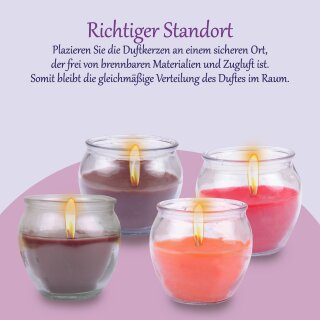 Duftkerzen im Glas 
