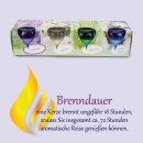 Duftkerzen im Glas "Selection" Mix 12er-Pack Floral Selection