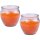 HS Candle Duftkerze im Glas "Creation" 2er-Pack Mango Sorbet