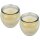 HS Candle Duftkerze im Glas 10er-Pack Vanille-Cocos