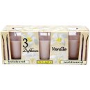 HS Candle Duftkerzen im Glas 3er-Pack Vanille