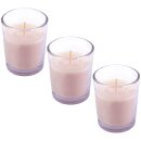 HS Candle Duftkerzen im Glas 3er-Pack Vanille