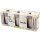 HS Candle Duftkerzen im Glas 3er-Pack Vanille