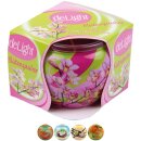 Duftkerze im Glas "Motiv" 22h